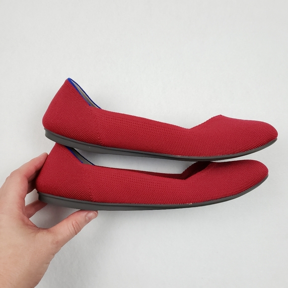 Rothy's The Flat Red Size 10 - Picture 5 of 12